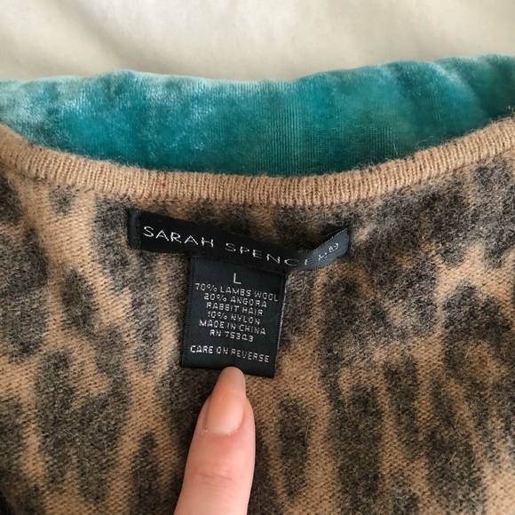 Cheetah Print Sweater - Picture 2 of 3